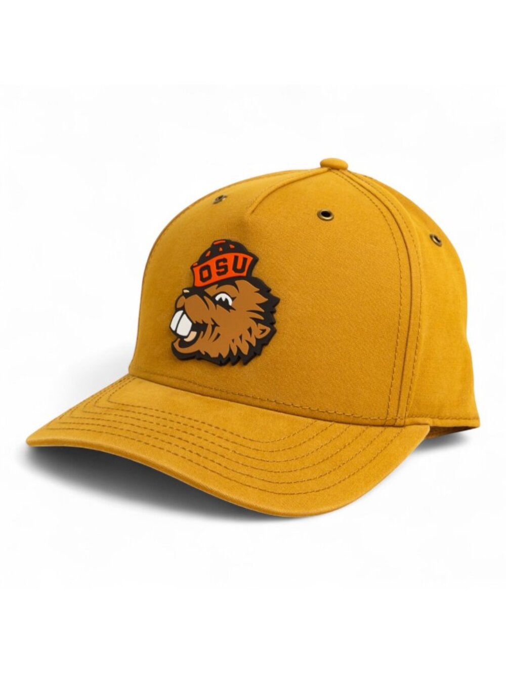 Oregon State Beavers Benny 3D Snapback Canvas Hat- Wheat